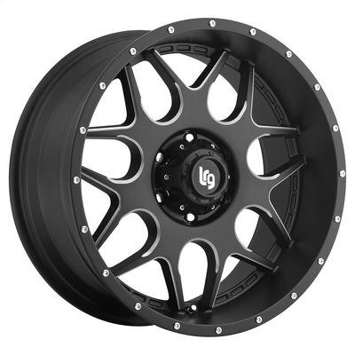 LRG Rims Splits Series 104, 20x9 Wheel with 6 on 135 Bolt Pattern - Black Milled - 10429036900
